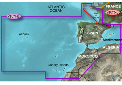 Cartucho BlueChart g2 Visi�n Large-"GARMIN"