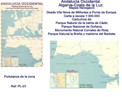 Carta N�utica antihumedad. Andaluc�a Occidental