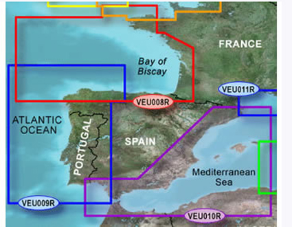 Cartucho BlueChart g2 Visi�n Regul-"GARMIN"