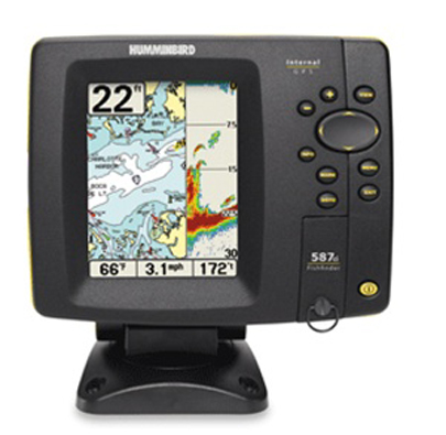 Sonda GPS-PLOTTER  HUMMINBIRD -587 Cxi - Color. antena interior